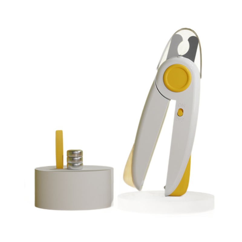 Suministros para mascotas Amazon nuevo pequeño cohete LED luz para mascotas cortaúñas profesional perro gato cortaúñas