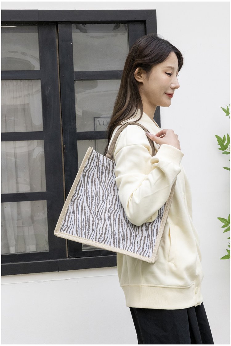 Large-capacity commuting handbags, cross-border bestsellers, hand-carried tote bags, ins linen texture single-shoulder tote bags undefined