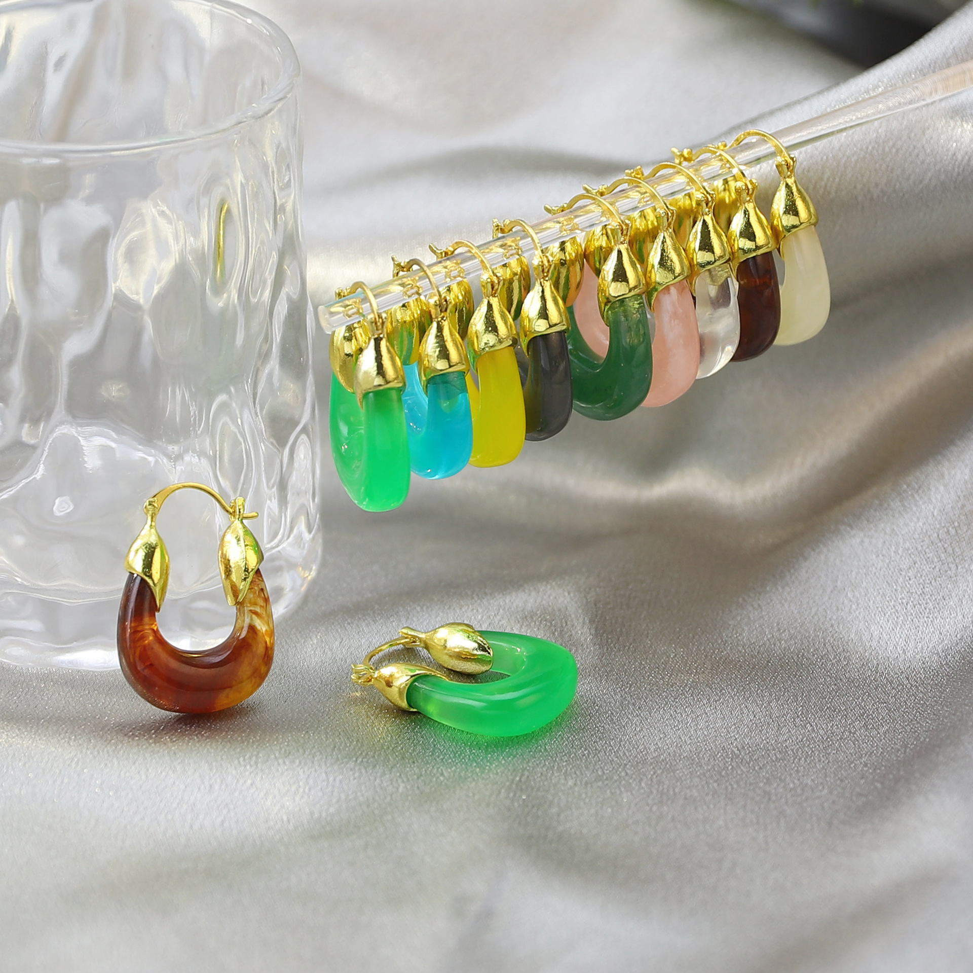large earrings