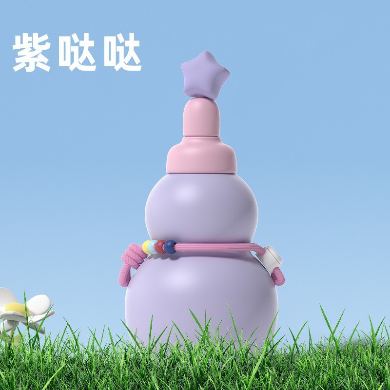 Jianshe SIMZONE ハンギングカップ ポータブル ストローカップ 夏用 高見えミニ テイクアウト ポケット ウォーターカップ|undefined