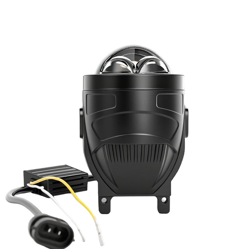 Nuevo F7D doble luz directa LED delantera niebla doble lente de luz transfronteriza brillante al por mayor 3.0 pulgadas cerca de todo