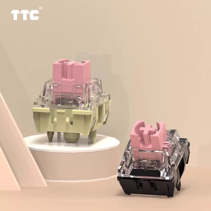 TTC Gold Powder V2-yellow bottom customized new gaming shaft new rebound powerful DIY hot-swappable switch