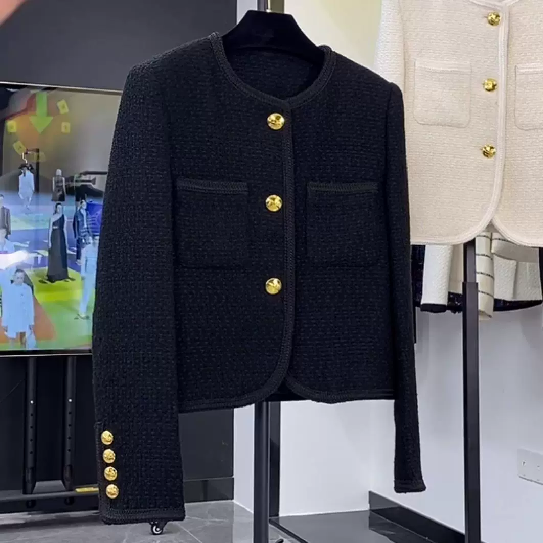 Короткая демисезонная куртка, высококачественный стиль, стиль Chanel, для подростков, бренд