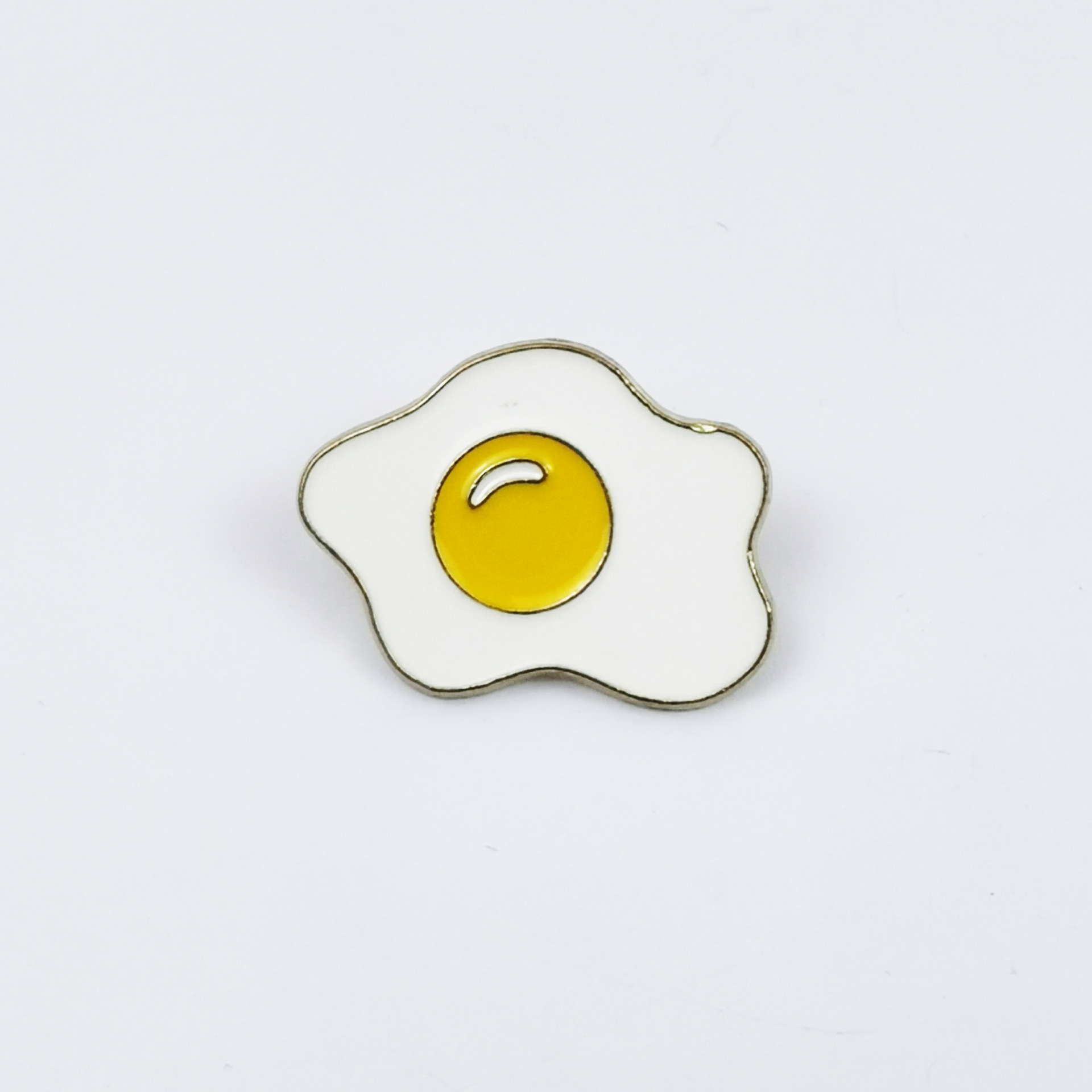 Bonito bolso de broche de aleación de tomate y huevo pequeño colgante joyería medalla ropa creativa accesorios broche broche
