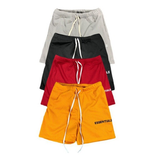 American streetwear brand Essent men's and women's summer casual sports fitness drawstring lettered plus-size shorts
