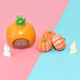 Resin Halloween Pumpkin Christmas Pinecone Micro Landscape Ornament Diy Mobile Case Accessories Refrigerator Decoration Materials