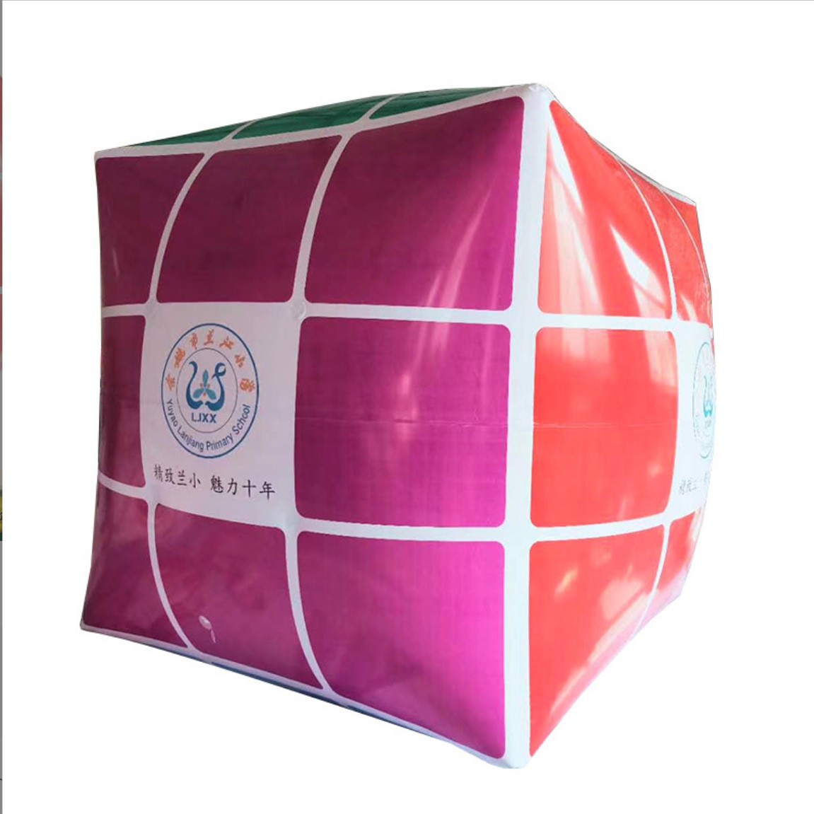 专业设计PVC充气方块气模商业美陈装饰道具户外充气立方体模型