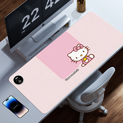 ピンクのかわいい女の子の暖かいテーブルマットの巨大な汚れに強い加熱マウスマットDIY暖かい手の発熱オフィスのテーブルマット