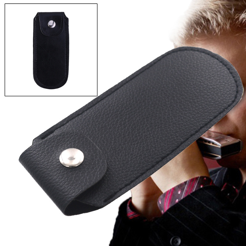 10-hole 21-hole 24-hole Blues harmonica leather case