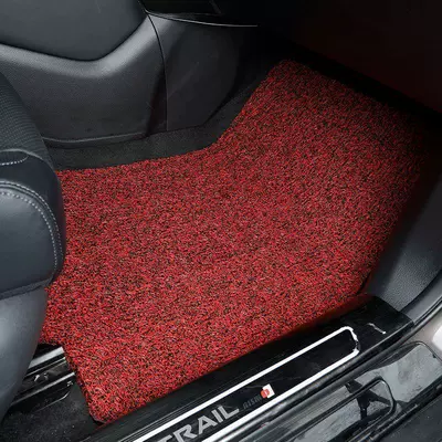 Car Carpet: highly durable, easy to clean, waterproof - black-red-seventh-generation-passenger-seat-one-piece-molding-process