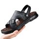 Men's sandals soft-soled non-slip breathable non-slip wear-resistant outer wear thick-soled high-end casual wear-resistant beach shoes sandals
