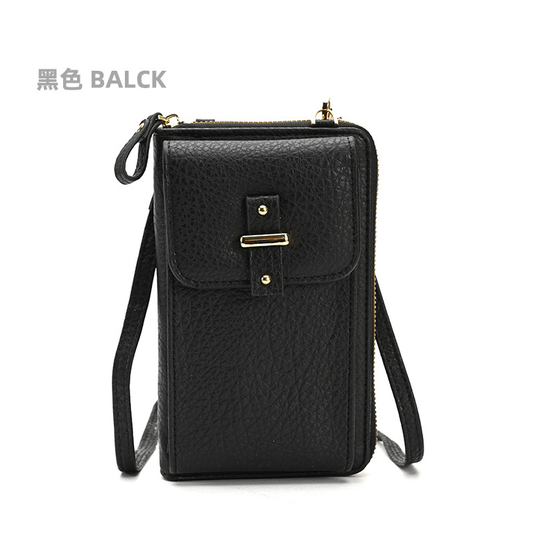 Pequeña bolsa exquisita bolsa de mensajero 2023 nueva bolsa de hombro pequeña bolsa de teléfono móvil vertical femenina mini celebridad Internet pequeña bolsa
