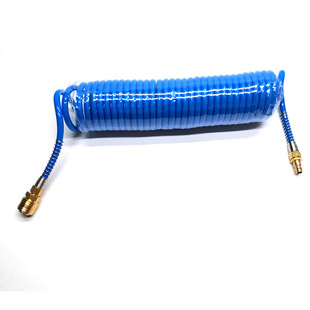 8*5Mmpu Spiral Tube Spiral Duct with Joint High Pressure Telescopic Hose Pipe for Pneumatic Tools