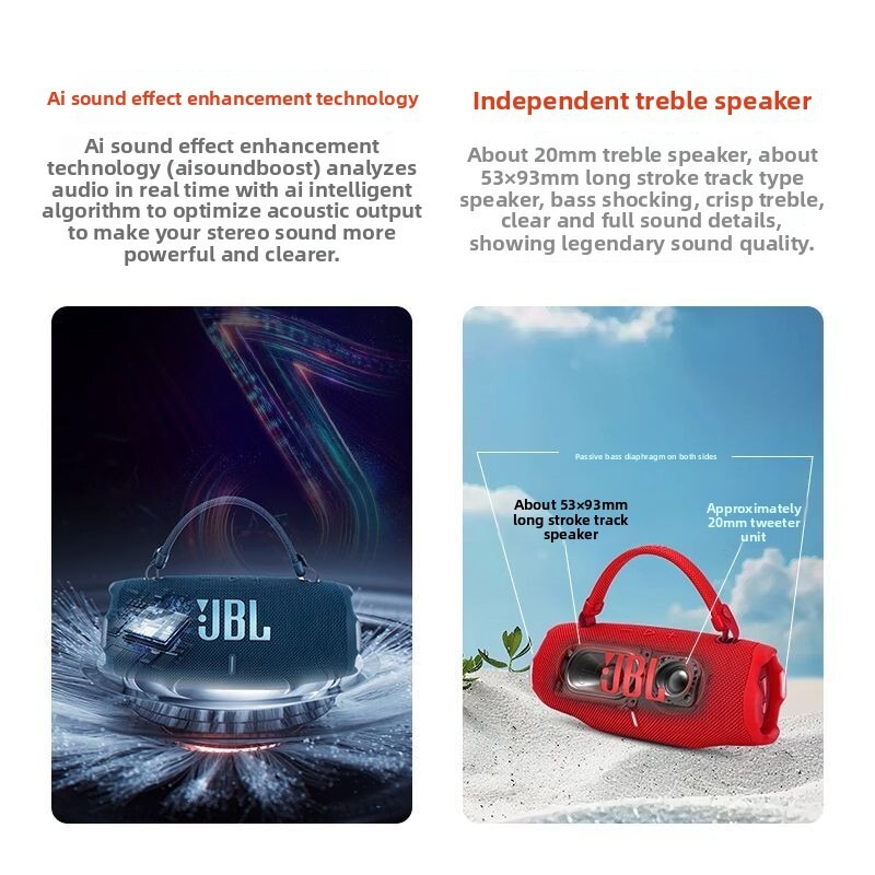 J.B.L CHARGE6 Portable Waterproof Bluetooth Speaker 冲击波6|undefined