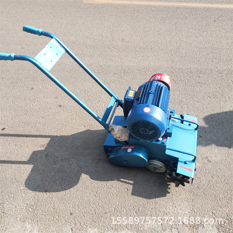 爱威夫牌无链条混凝土地面清渣机 水泥路面清理机 手推路面清灰机
