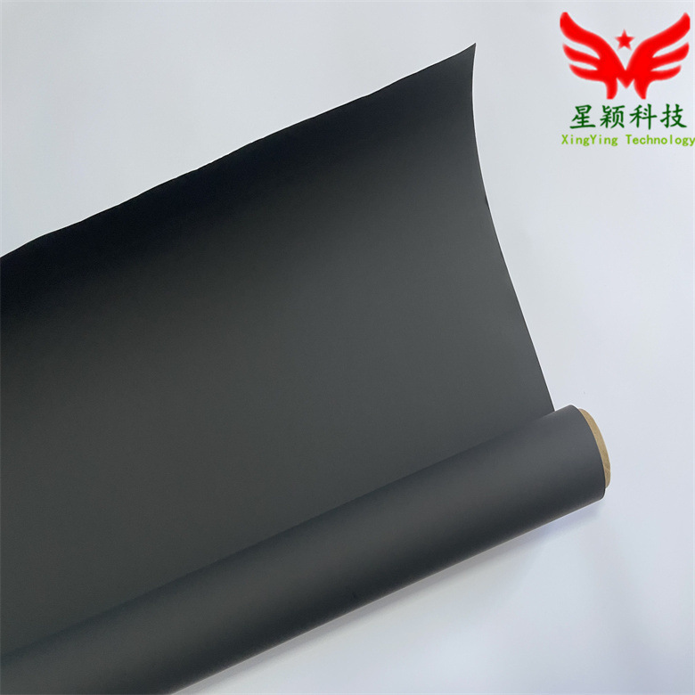 厂家供应摄影用锡箔纸  哑黑锡箔 碳涂锡箔纸 黑色影视锡箔