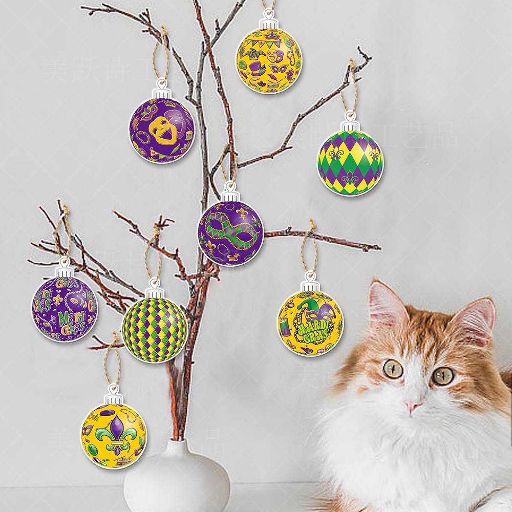 Nueva mascarada Tema del Partido de Carnaval decoración adornos colgantes carnaval escena diseño colgante