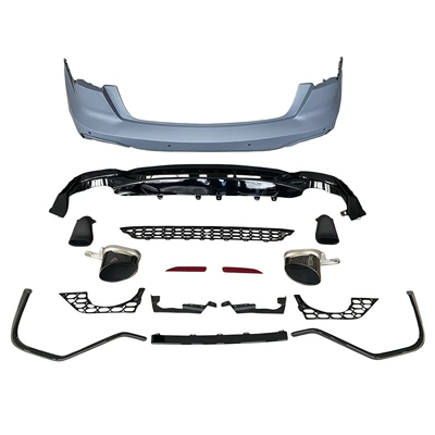 19-26 body kit for Audi A6, modified to resemble the RS6 rear bumper, directly supplied by the manufacturer (Big Surrounded) - 19-26-rs6-rear-bumper-sedan