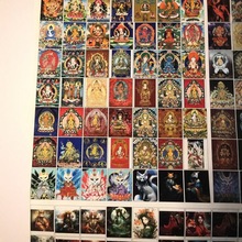 唐卡画心批发支持来图手链项链各种图案寺庙文创品