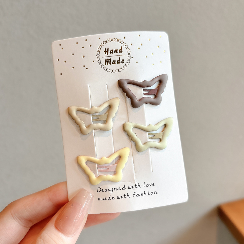 Nuevo clip de BB dopamina de color estrella de pentaco pequeño clip de cabello para niños tocado para niños lindos bordes laterales clip de cabello