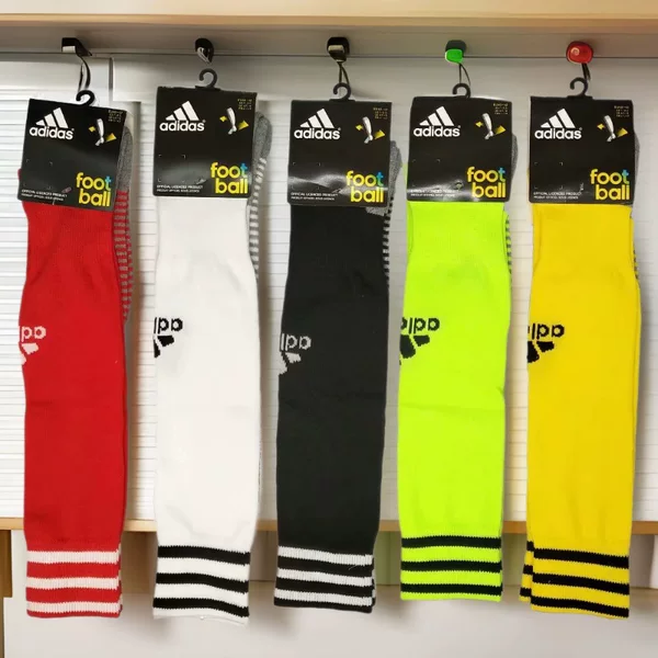 Wholesale Three-Bar Solid Color Football Socks Youth Game Training Socks Children's Non-Slip Sports Socks Stockings for Men and Women