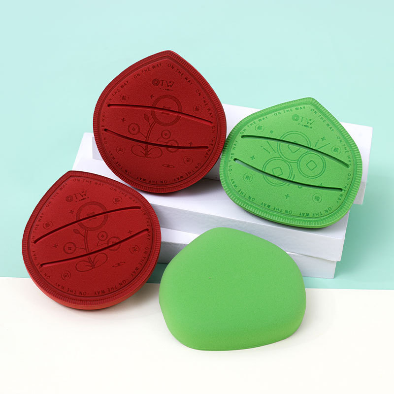 Serie de aumento de sueldo personalizada de algodón suave polvo de azúcar no látex seco y húmedo no comer polvo q cojín de aire 100 puntos