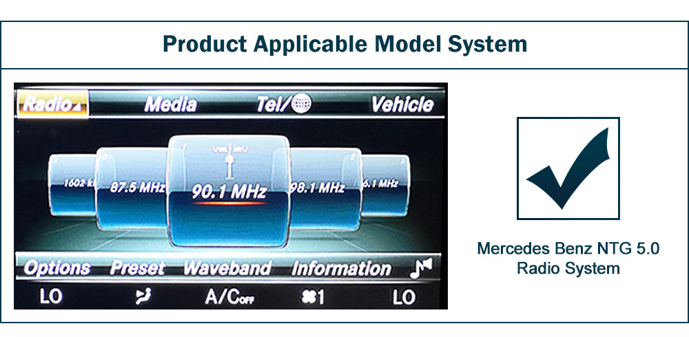 Road Top Wireless Apple CarPlay Suitable for Mercedes-benz NTG5.0 Decoder Module Decoder Box