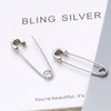 Pin, brand small design earrings hip-hop style, trend of season