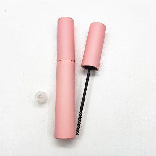 Foreign trade hot sale extremely fine eyelash brush head 10g bottle blowing round transparent eyeliner tube mascara tube 10ml empty tube