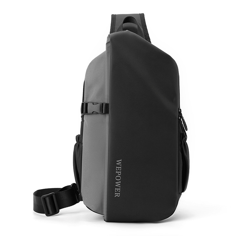 WEPOWER nuevo tipo de bolso de hombro para hombres, bolso coreano de gran capacidad, bolso de pecho fresco, banda reflectante de seguridad, bolso de viaje inclinado