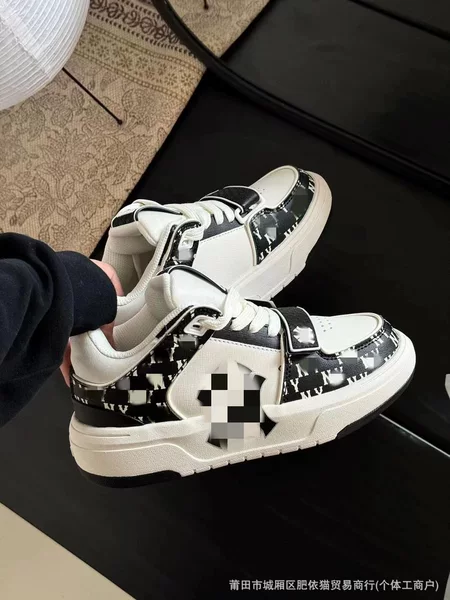 Putian pure original MLB senior shoes, unisex mid-top lightweight thick-soled height-increasing retro NY casual sports sneakers for couples