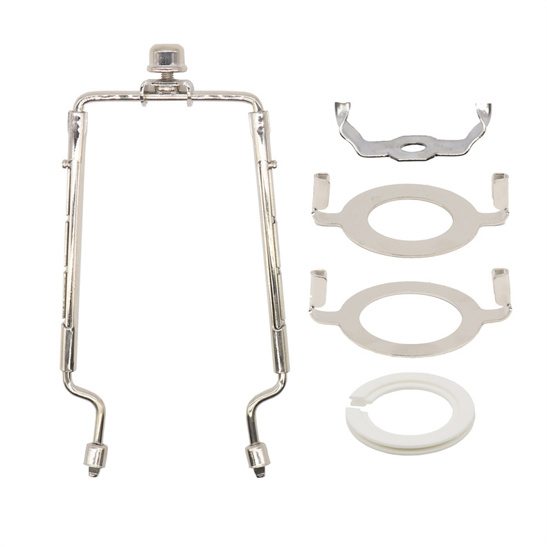 (니켈) 사각 리프팅 브래킷 + φ42 홀 앵글 + φ36 홀 앵글 + φ10 홀 앵글 + 작은 캡 + 변환 링