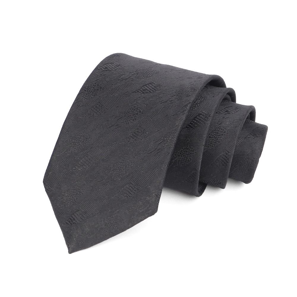 Corbata de hombre 8cm para hombre, bordado jacquard de alta calidad para hombre, corbata de negocios, corbata de seda de poliéster, fábrica al por mayor