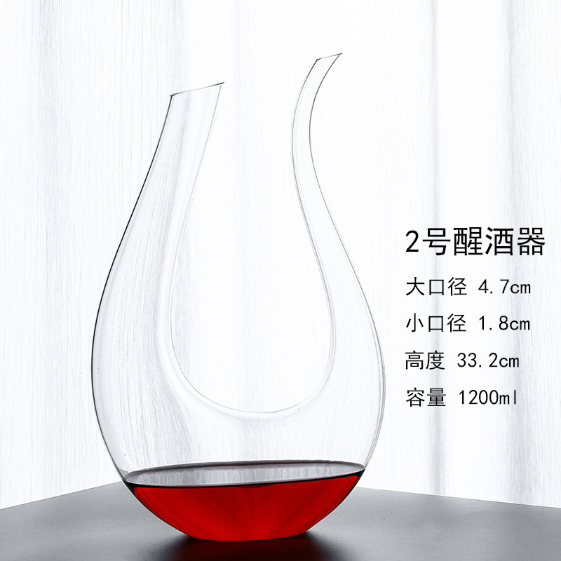 Casa de estilo europeo personalidad cristal conjunto de botellas de vino vino vino vino divididor de vino vino con mango de decantación