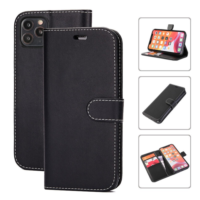 Apple 15 Card Wallet Case Iphone16 Stand Mobile Phone Leather Case 14Pro Mobile Phone Case Protective Cover Magnetic Suction