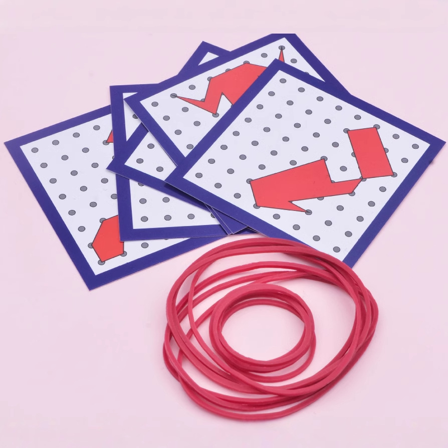 Juguetes de tablero de clavos personalizados Montscream Geometría Educación temprana Educación infantil Desarrollo de matemáticas