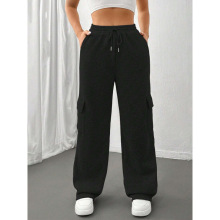 C 82131 Solid straight wide-leg sweatpants ��ɫֱͲ��������