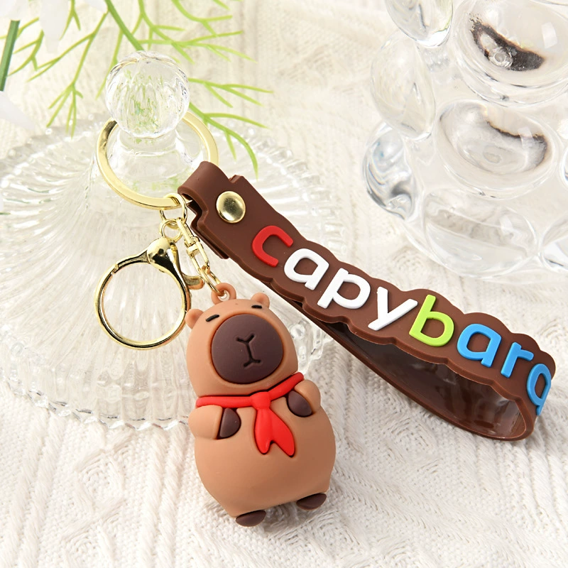 Брелок Capbala брелок креативная автомобильная сумка подвеска сетка красный капибарин брелок милая кукла