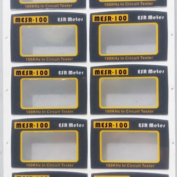 pc控制面板薄膜显示pvc亚克力镜片开关贴丝印鼓包按键面贴标签