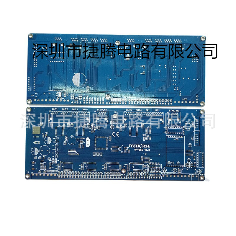 捷腾PCB厂直销罗杰斯高频信号板无阻焊无字符