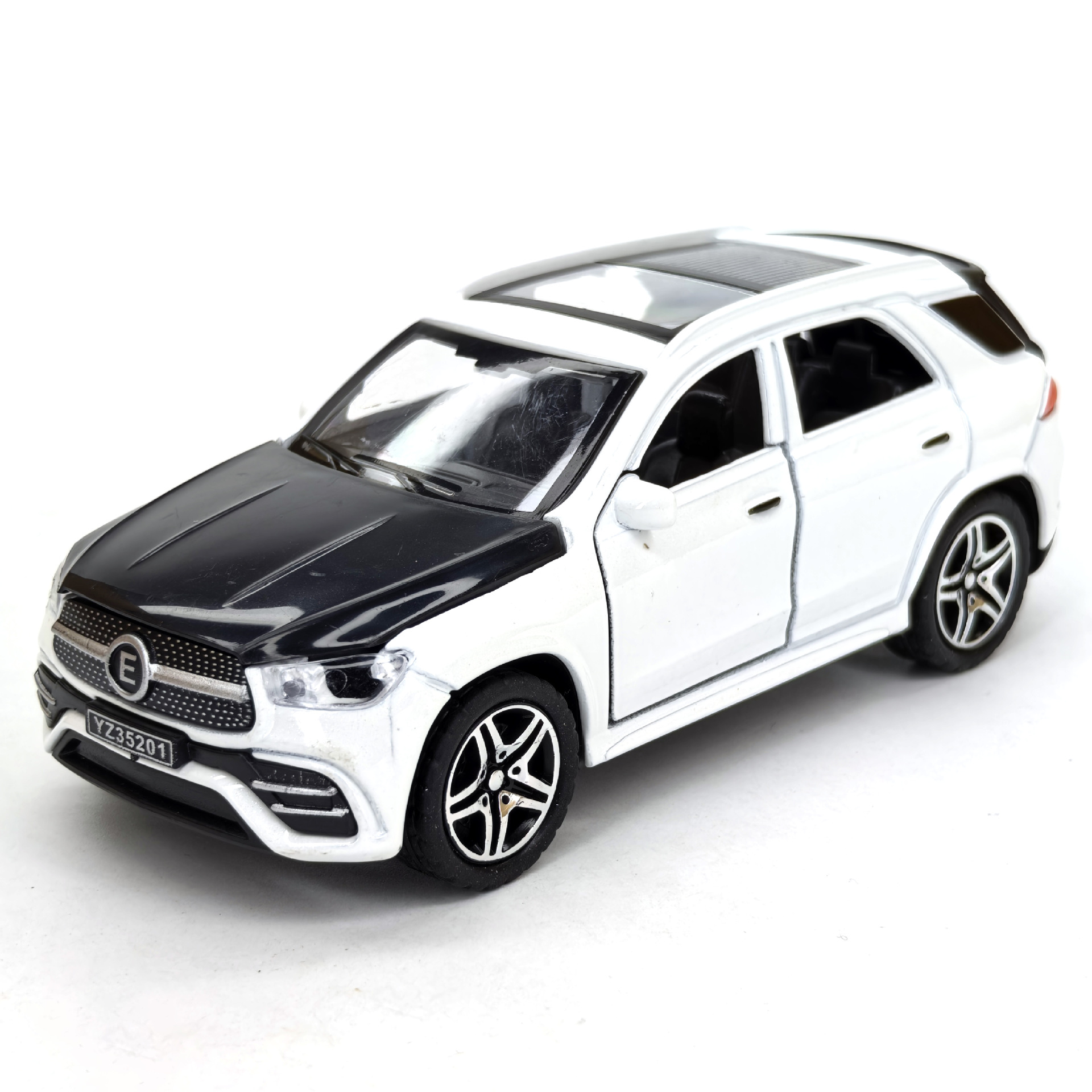 Return fuerza a granel aleación modelo de coche puerta abierta coche de juguete para niños niño decoración de pastel al por mayor
