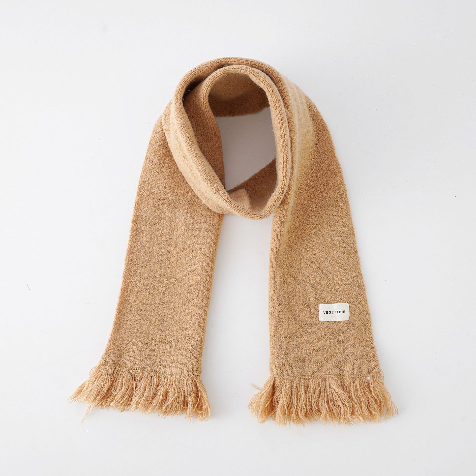 2022 bufanda de color sólido para niños nuevos Otoño e Invierno bufanda de borla japonesa de estilo cálido y suave