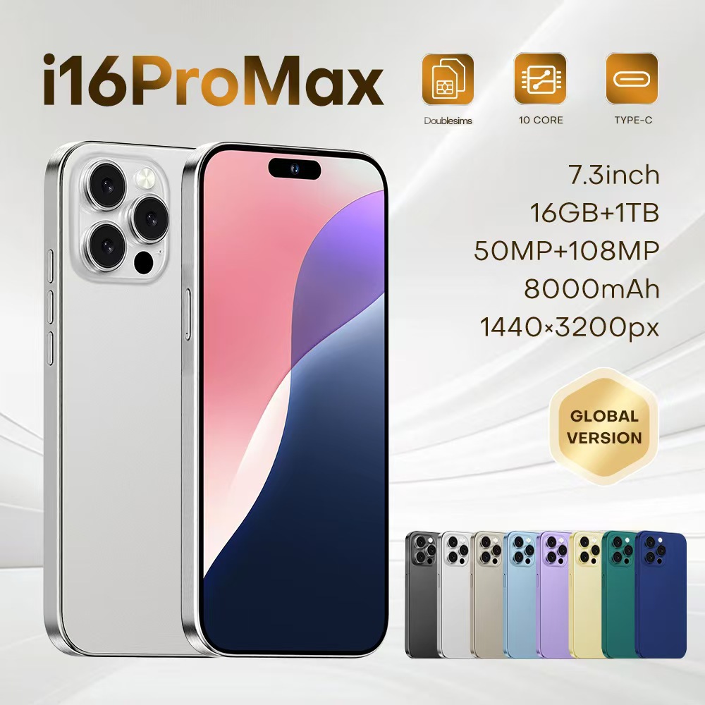 I16 Pro Max Cross-border Mobile Phone 16+1t Hot-selling Export...