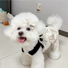 Insペット犬のリュックサックのテディは熊のファッションよりカジュアルです。