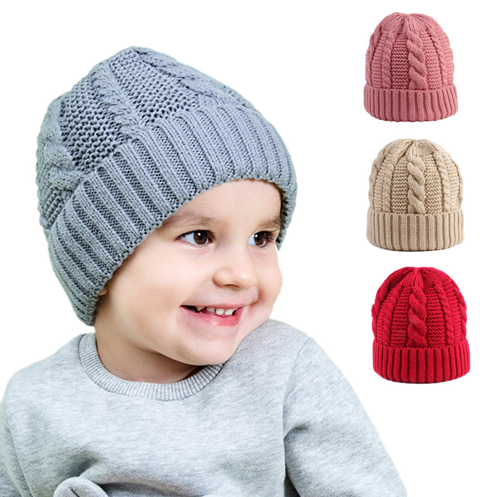 Cross-border new children's knitted hats...