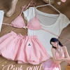 Light pink (with white coat)