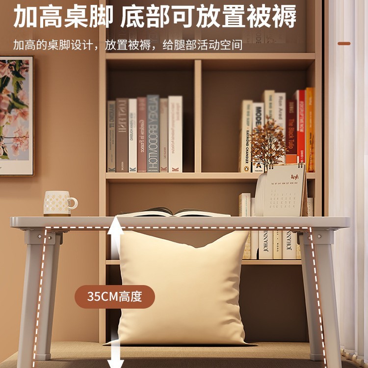 Ventana flotante mesa pequeña mesa de té doméstica plegable mesa de té dormitorio tatami kang mesa balcón más grande escritorio de cama