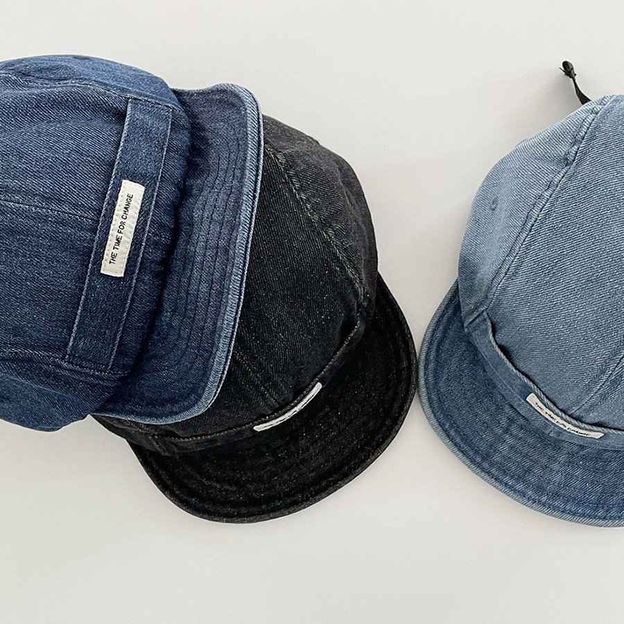 Boné de beisebol em jeans lavado estilo coreano para mulher_voghion.com