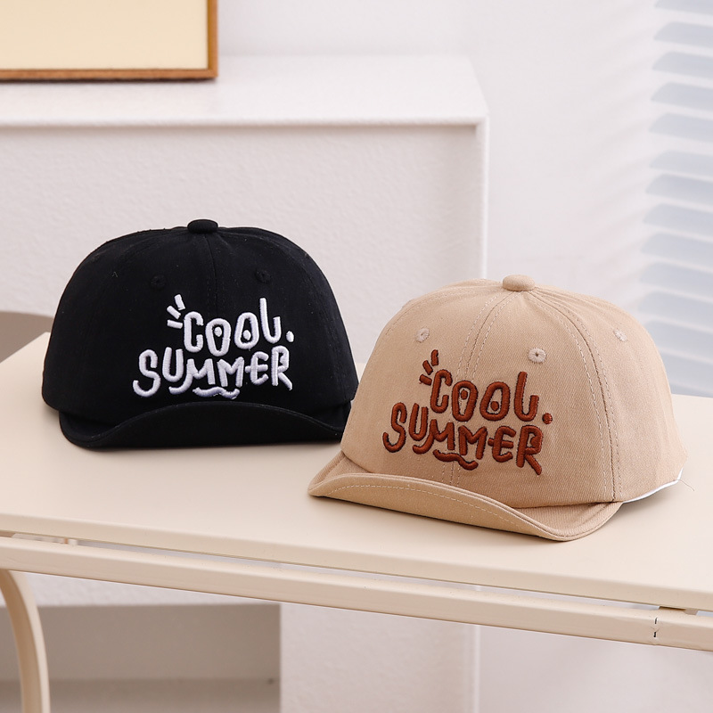 Sombreros infantiles primavera y otoño para hombres delgados sombreros de béisbol niñas sombreros de boca de pato nuevo ocio sombrero protector solar para niños