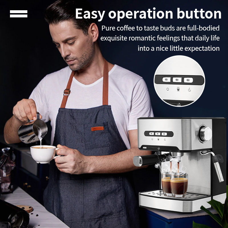 Italiano Máquina de CAFÉ Semiautomática cápsula doméstica en polvo de doble uso máquina de espuma de leche de vapor CAFÉ FABRICANTE